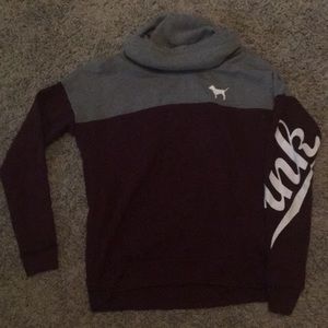 PINK funnel sweatshirt